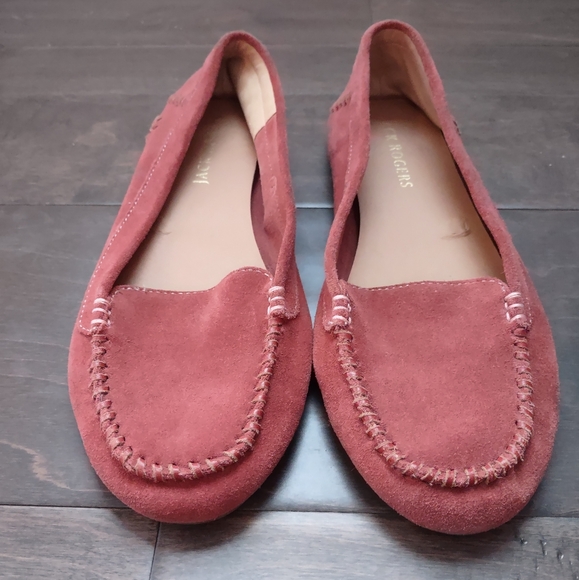 Jack Rogers Millie Suede Slip On Moccasins - Picture 3 of 14